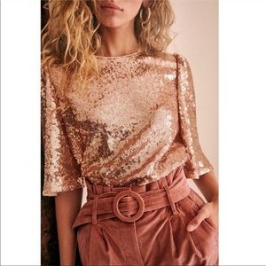 Sezane Gaby Top Size 34